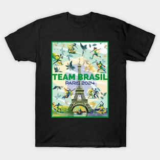 Team Brasil - Paris 2024 T-Shirt